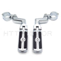 Gear Skull Foot Peg Mount for Harley (1.5" Engine Guard)