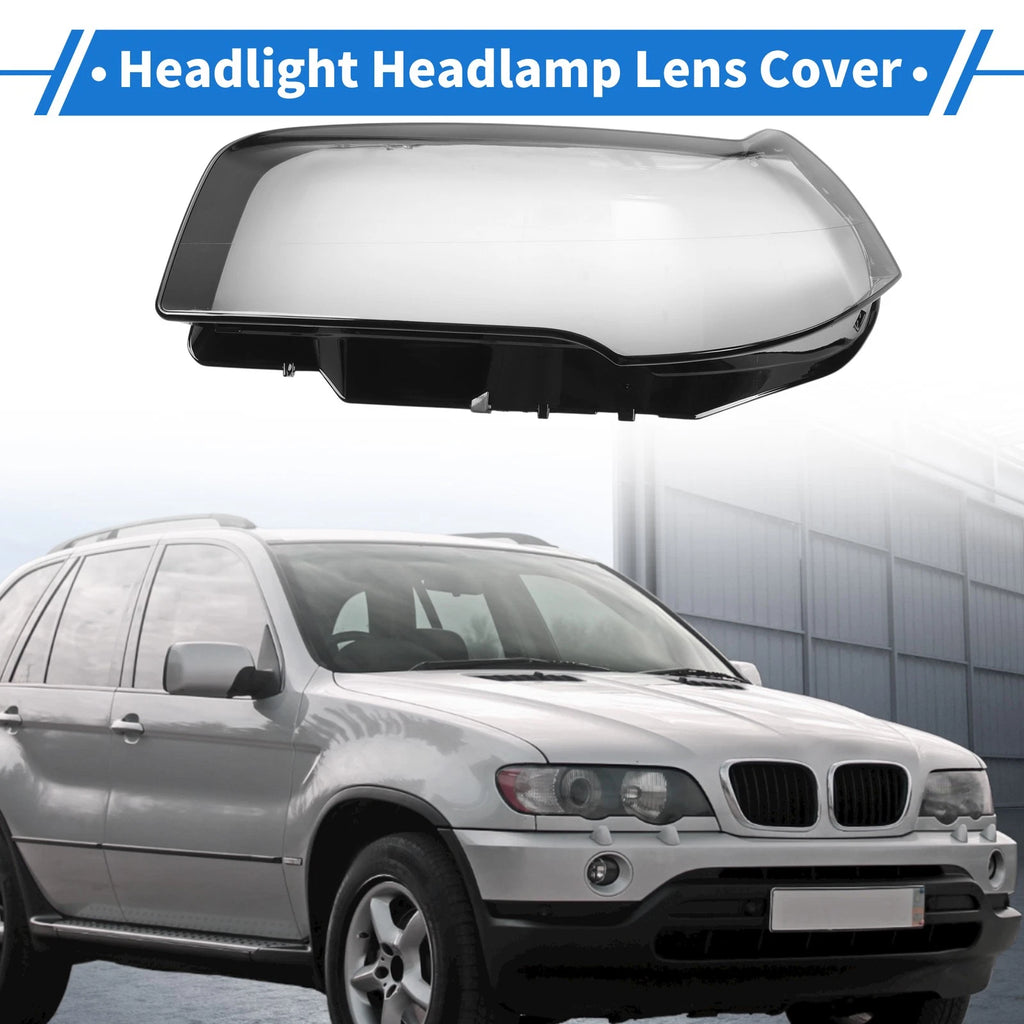 Front Left Headlight Lens Cover Replacement for BMW X3 E83 (2004–2010)