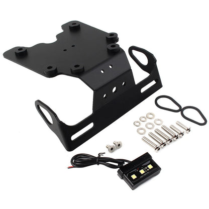 Fender Eliminator License Plate Holder with LED Light for Yamaha Tenere 700 (2019–2023)