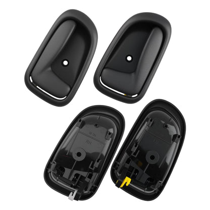 Set of 4 Interior Door Handles for Geo Prizm (1993–1997) Black