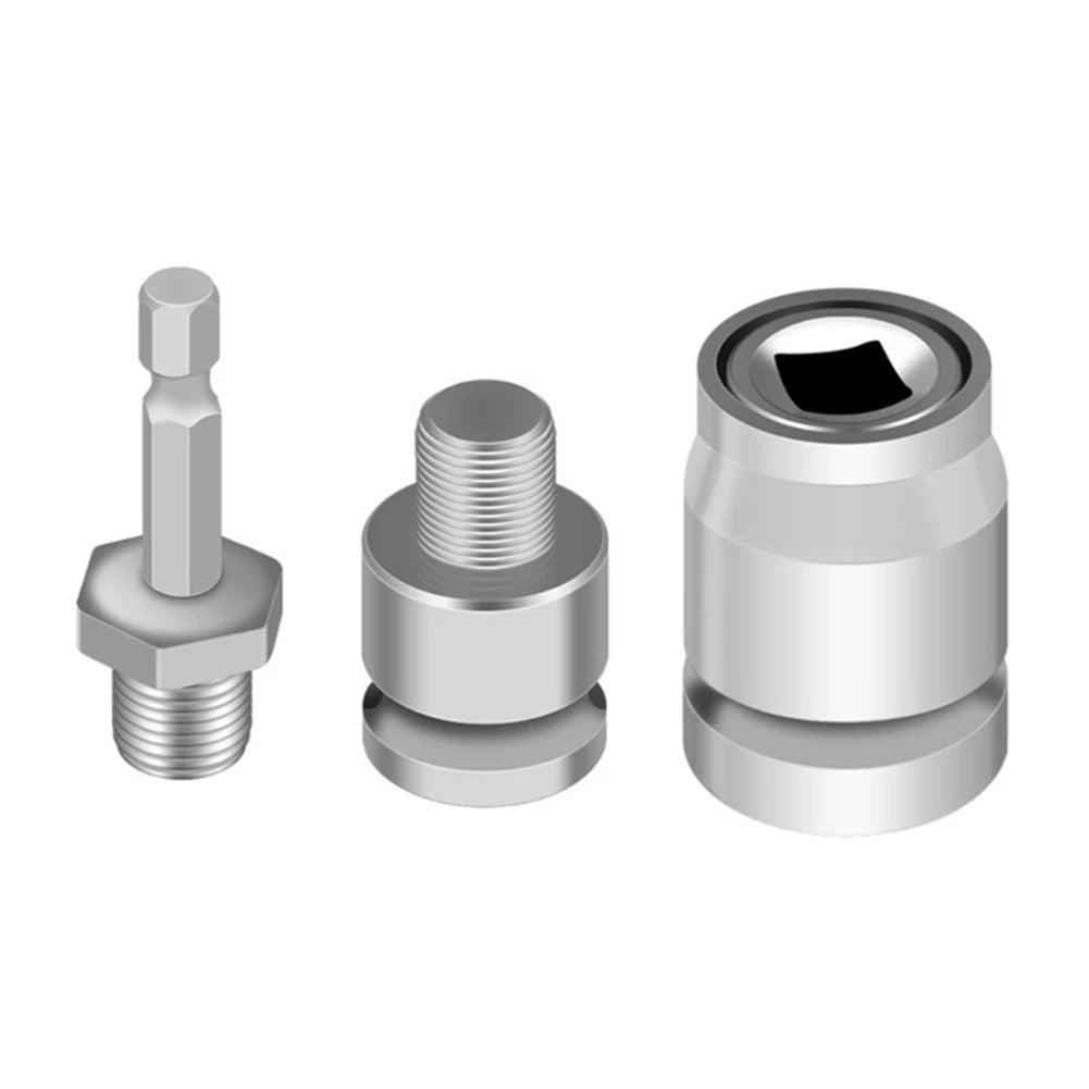 3X Electric Hammer Drill Accessory Kit with 3 Adapters