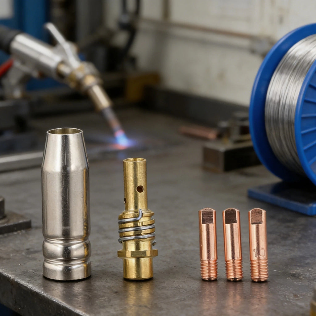 5PCS Contact Tips for MIG Welder 15AK (0.8mm)