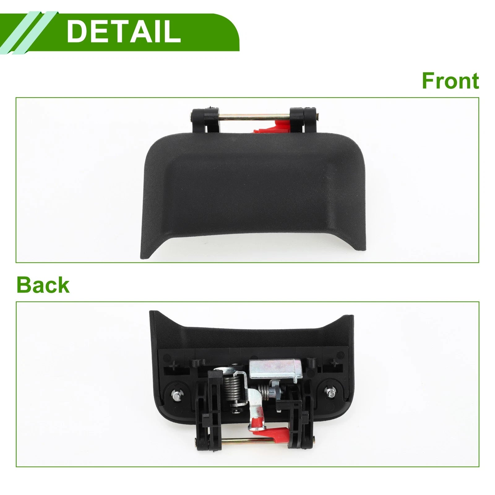 Door Handle for Jeep Compass (2007–2017) No.5115827AF Black Left ABS