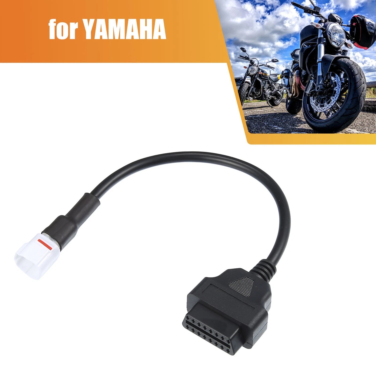 OBD2 Diagnostic Adapter Cable 4 Pin for Yamaha (2010–2024)
