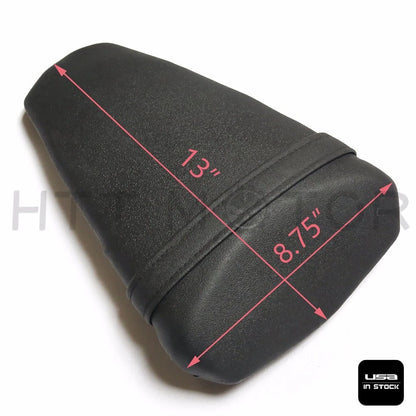 Black Leather Rear Pillion Seat for Kawasaki Z1000 (2010–2013)