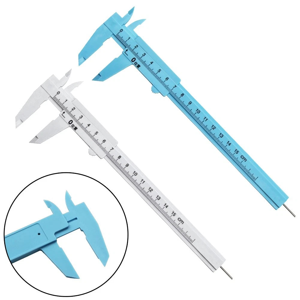 Vernier Calipers 0-150mm Plastic Depth Height Measure Tool