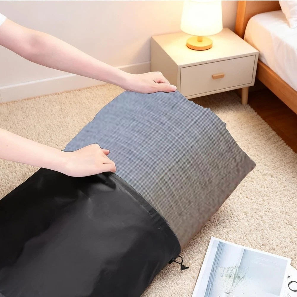 Rug Storage Bag for Rugs - Secure Drawstring Seal, Dust & Moisture Protection