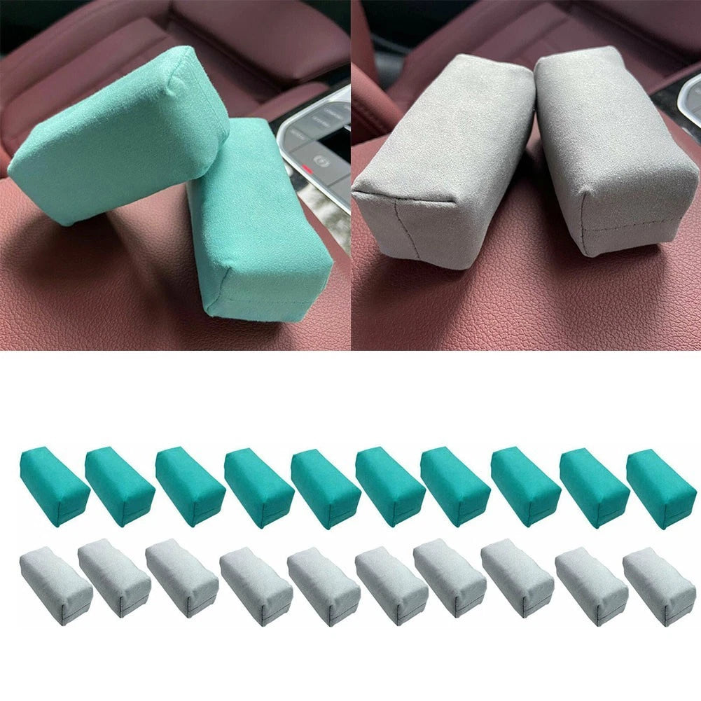 10X High Density Suede Sponge Applicator for Auto Detailing