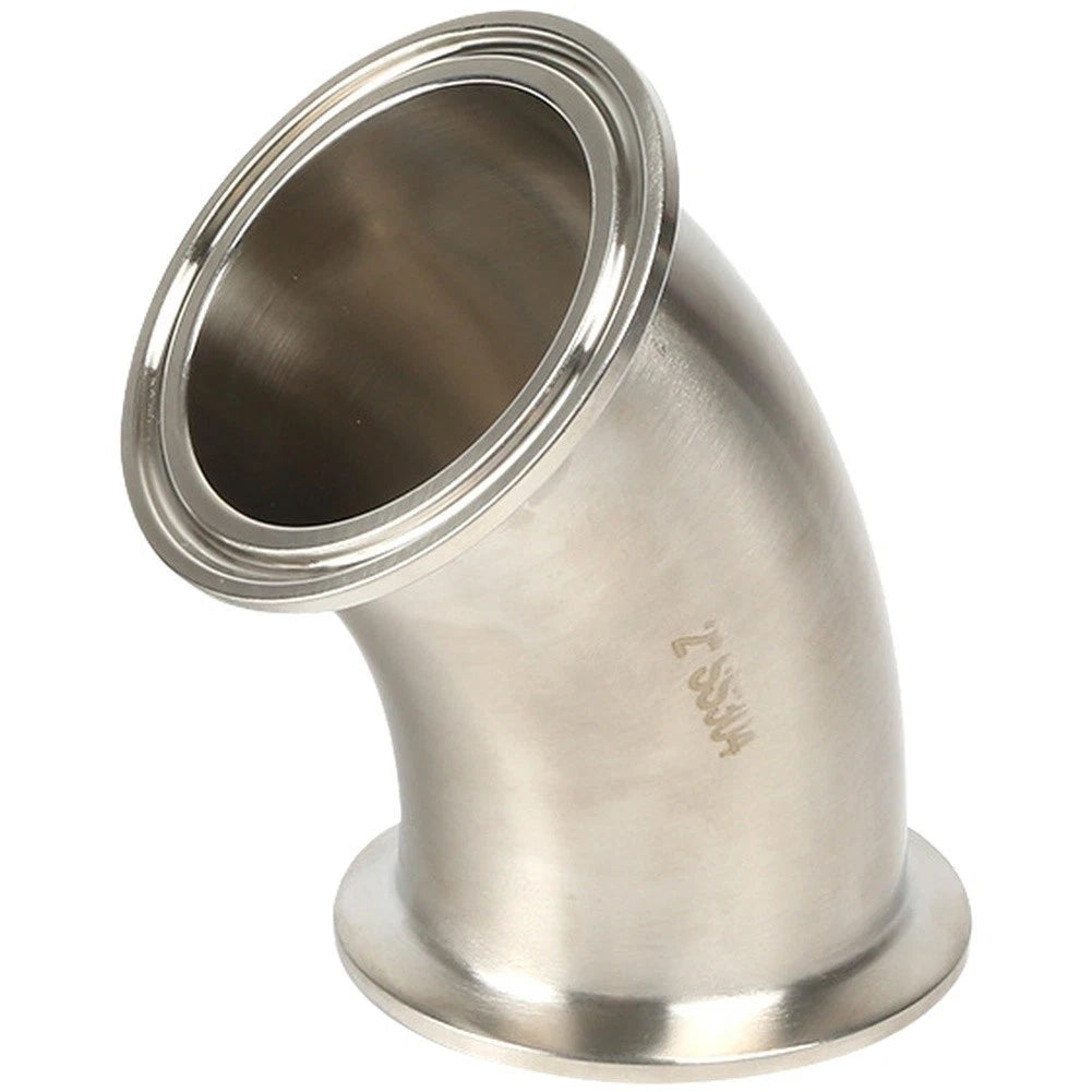 3A Sanitary Elbow 45deg Clamp for SS304 Material (3A Standard Connector)