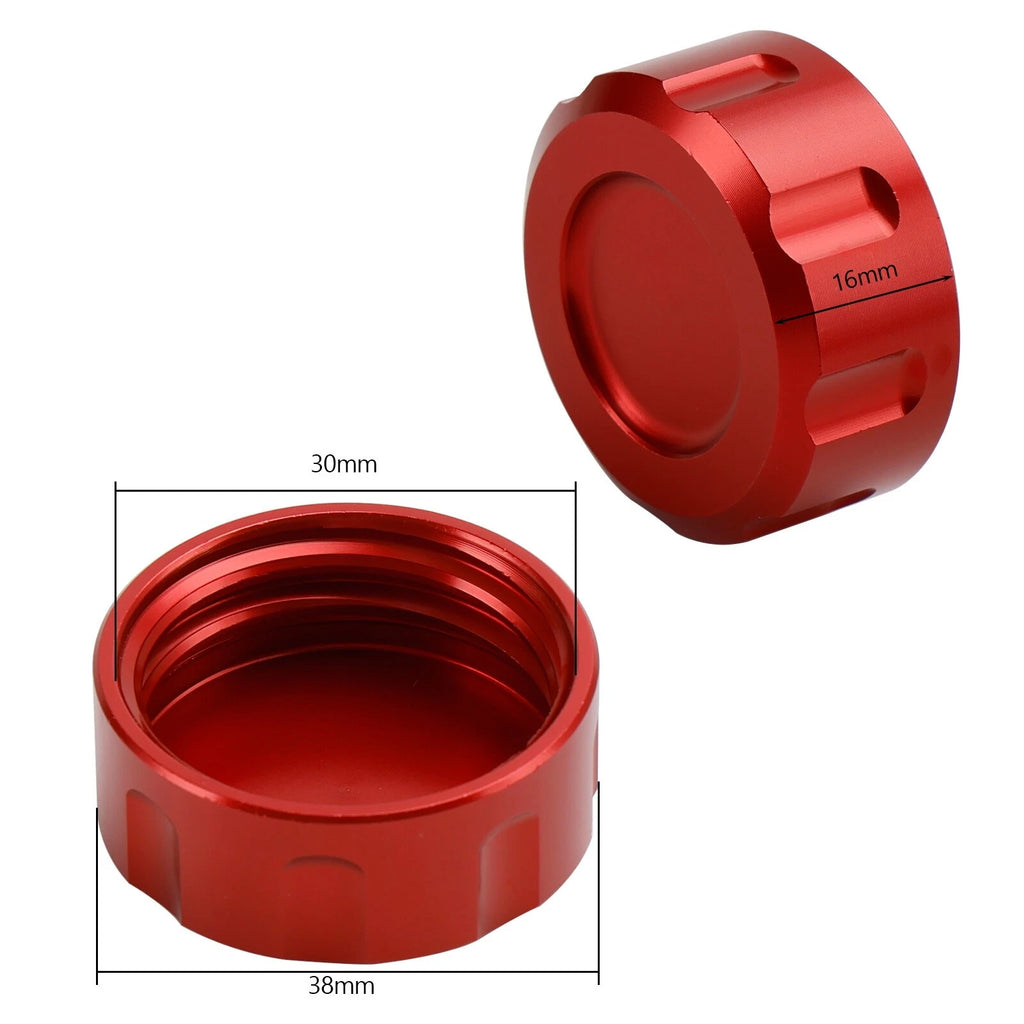 Rear Brake Fluid Reservoir Cap Cover Red for Honda Monkey 125 DAX (2018–2023)