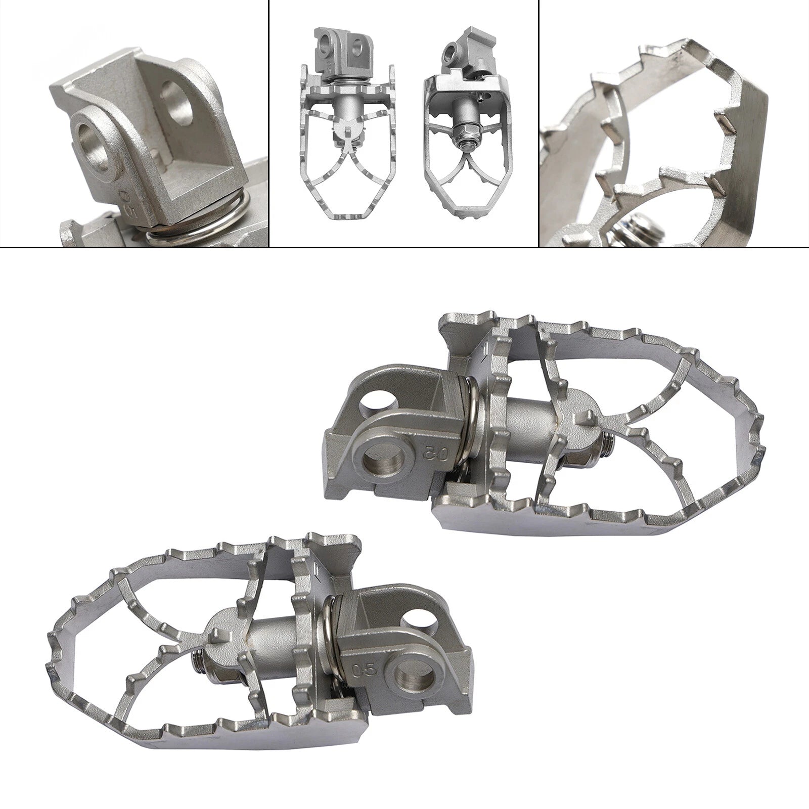Front Footrests Foot Pegs for Husqvarna 701 Enduro (2016–2023), Norden 901 (2022–2023)