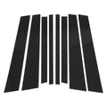 Door Pillar Window Trim Kit 8 Pcs for BMW X3 (2003–2010) Black