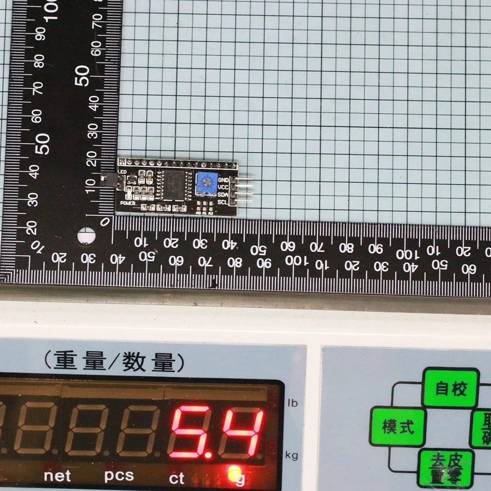 LCD1602 Adapter Board for Arduino 5V Systems (I2C Interface)