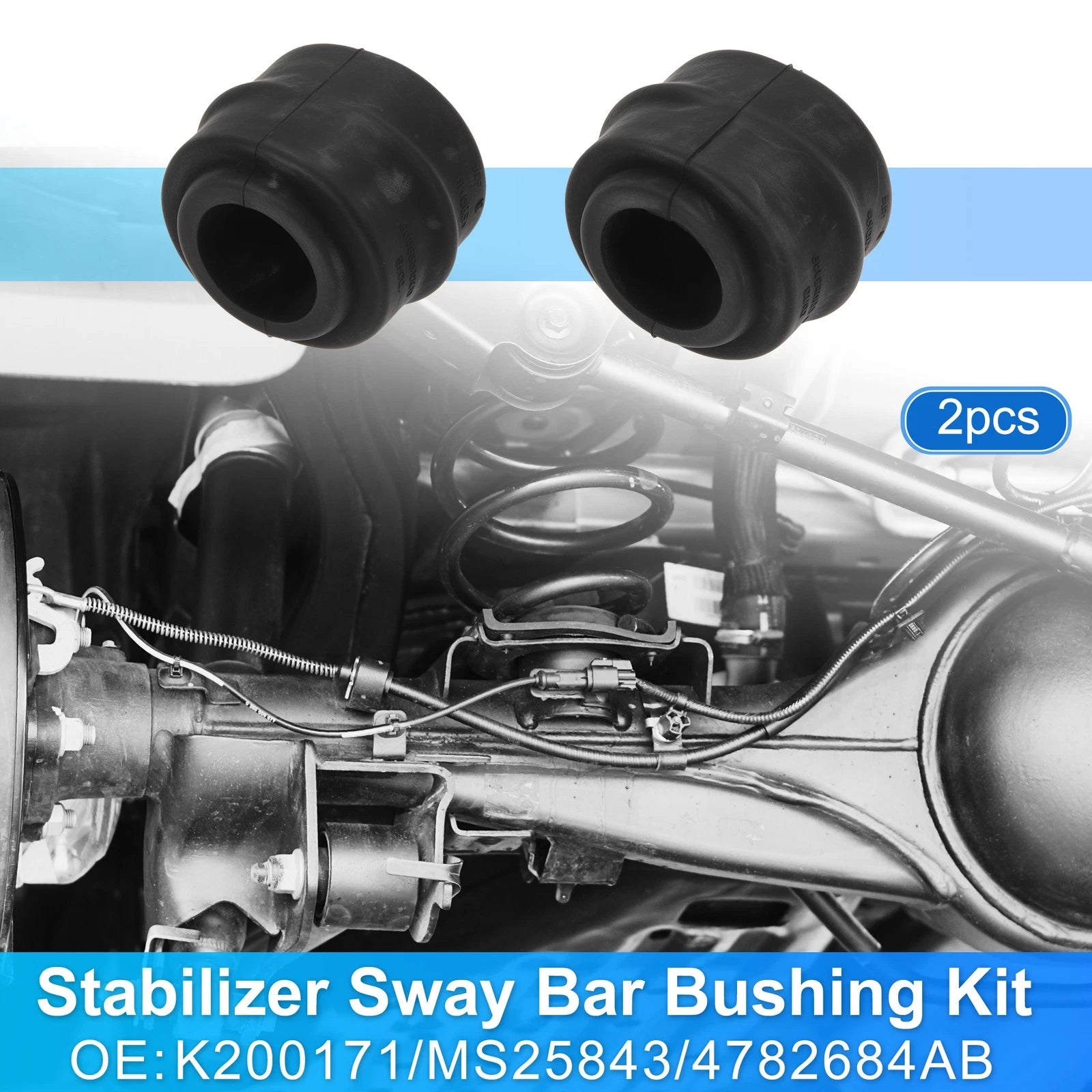 2X Front Side Stabilizer Sway Bar Bushing Kit for Dodge Charger (2006–2014) K200171