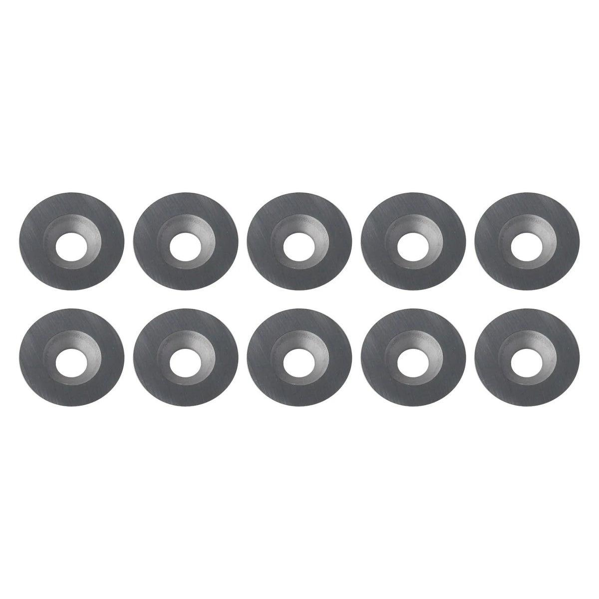 10X Round Carbide Cutting Inserts 18x3mm for Wood Turning Applications