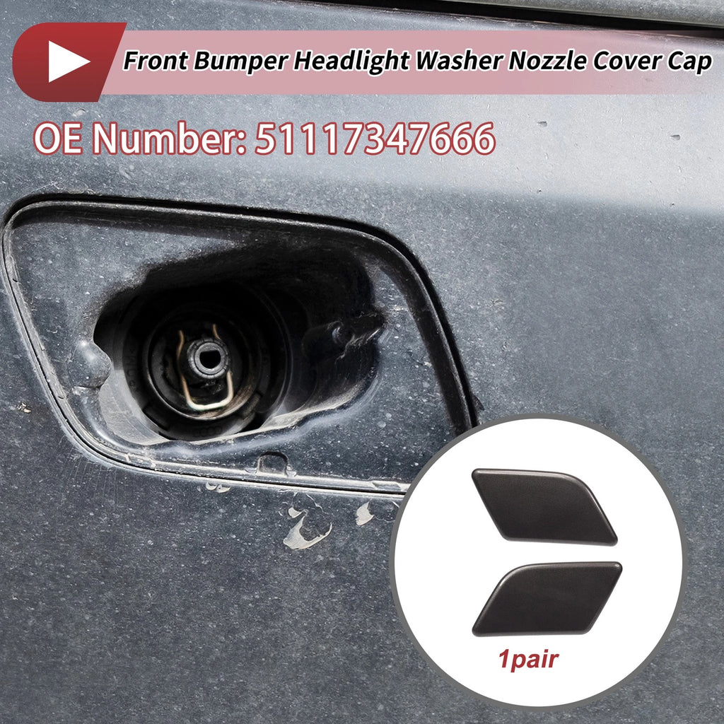 Washer Nozzle Cover Cap Front Left Right for BMW X1 (2013–2015)