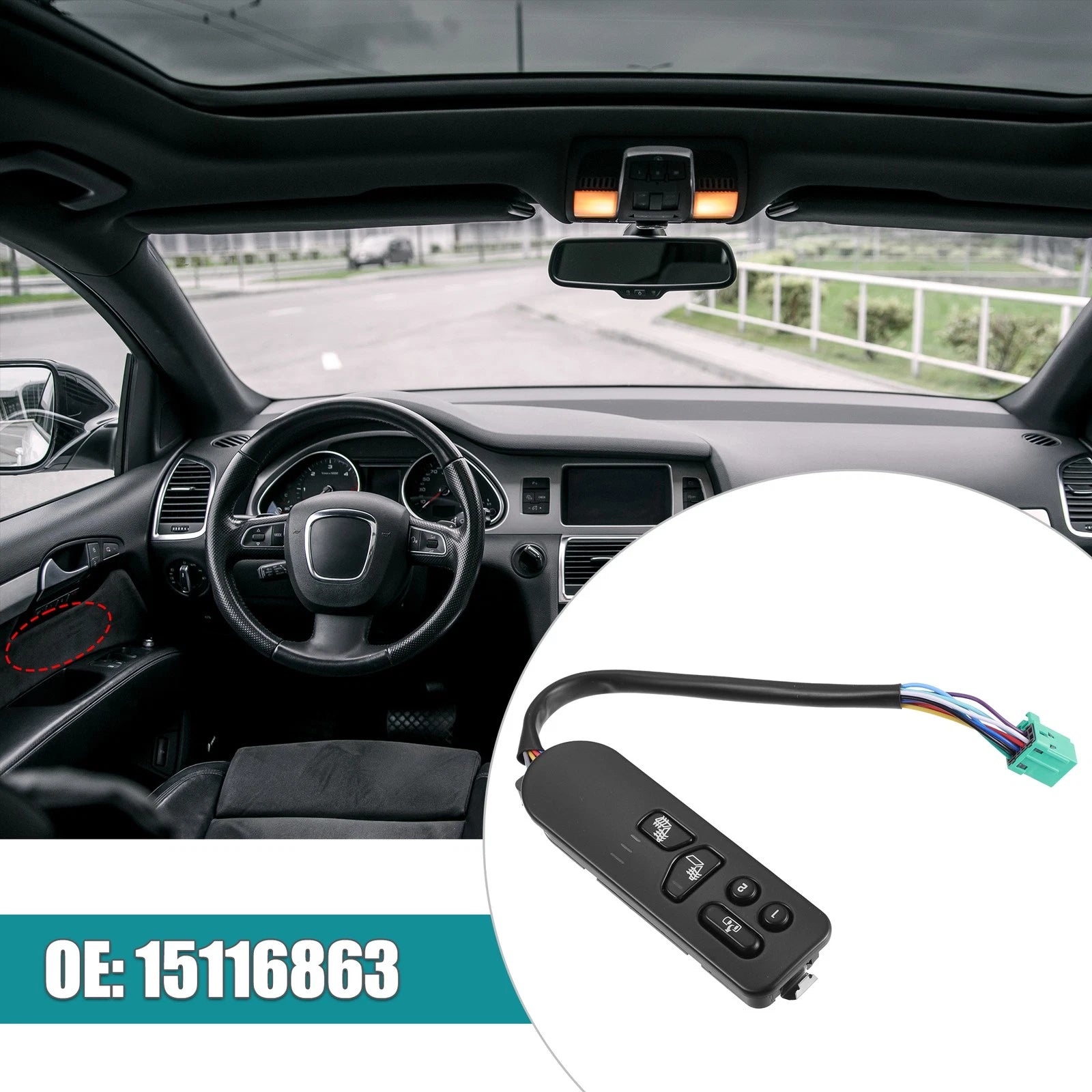 Front Left Seat Heater Switch Driver Side for Chevy Silverado GMC Sierra (2014–2018)