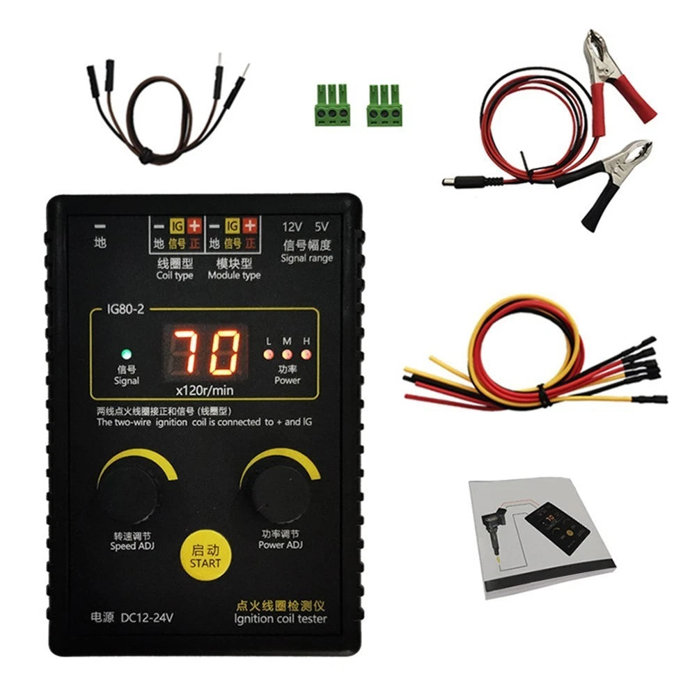 IG802 Ignition Testing Tool for 12V 24V Engines (Natural Gas Vehicles)