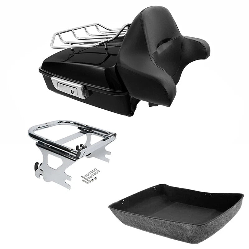 Chopped Trunk Pad Rack for Harley Touring (1997–2008)