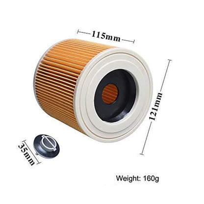 2X Wet Dry Vacuum Filter for Karcher A2004 A2054 WD3000