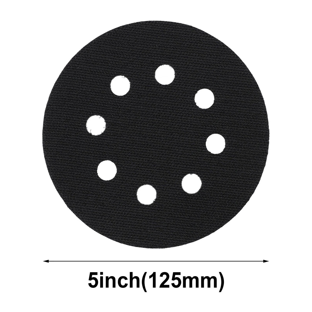 5 Inch 8 Hole Flocking Material Pad for Sanding Discs Protection