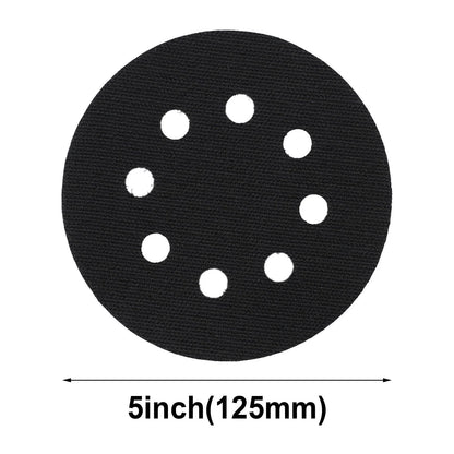 5 Inch 8 Hole Flocking Material Pad for Sanding Discs Protection