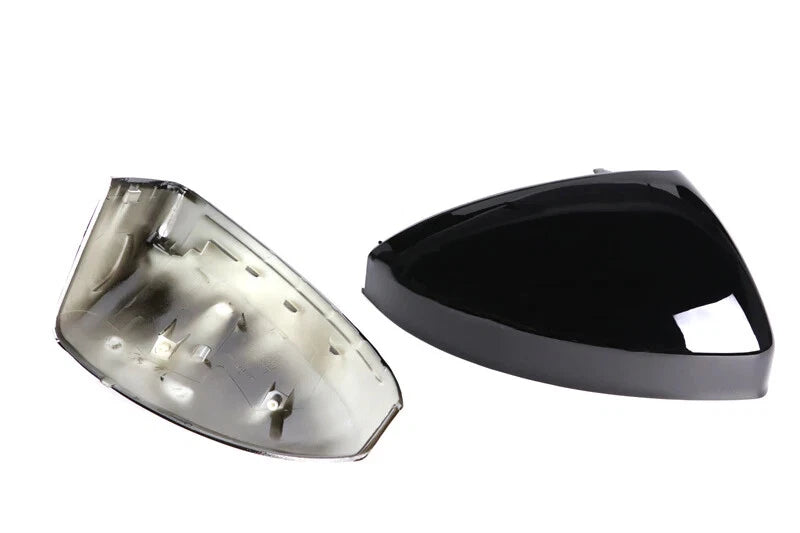 Gloss Black Side Wing Mirror Cap Covers for Audi TT TTS (2014–2023)