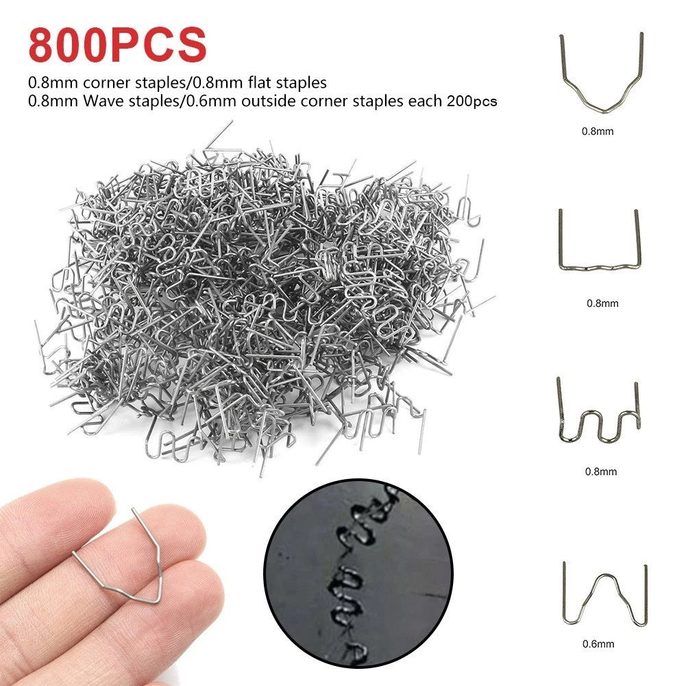 Welding Nail Kit 0.6M & 0.8M Wave Pattern (200pcs each)