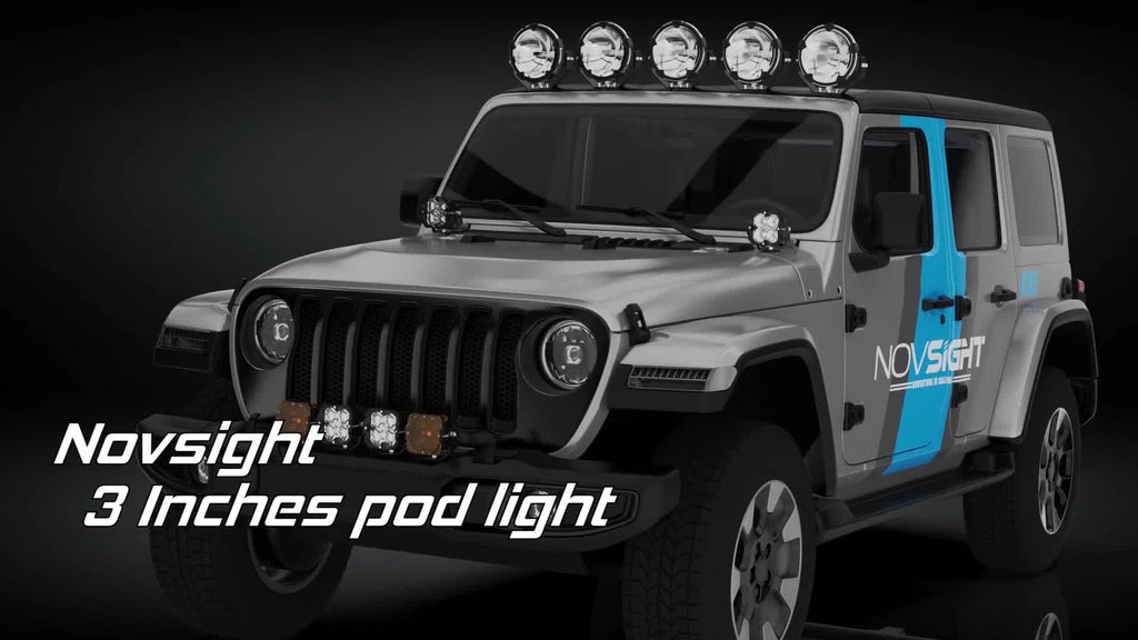 2X 3 Inch LED Pods for Off Road Work Lamp (Universal)