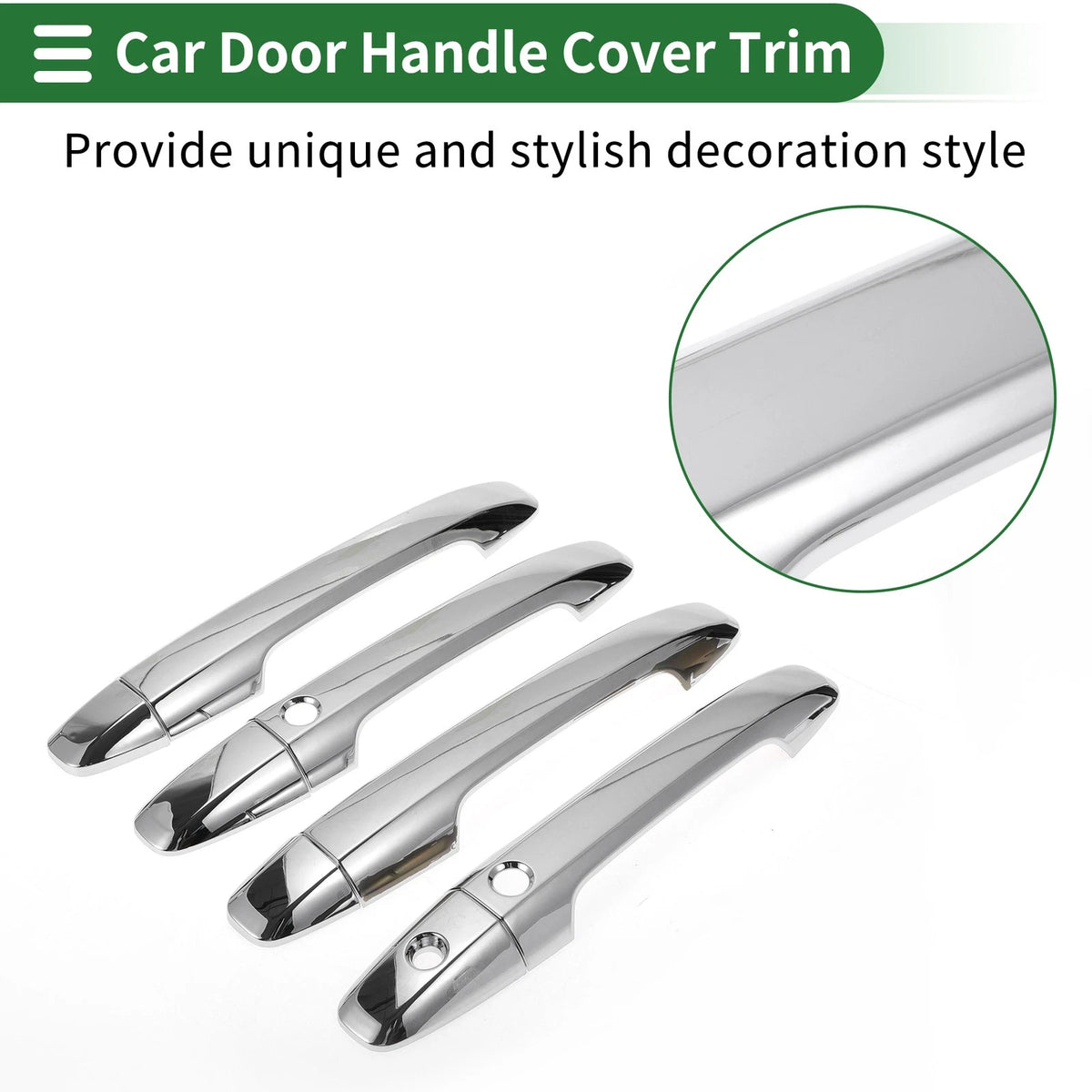 Car Door Handle Cover Trim for Honda Odysseia (2015–2022) Silver Tone
