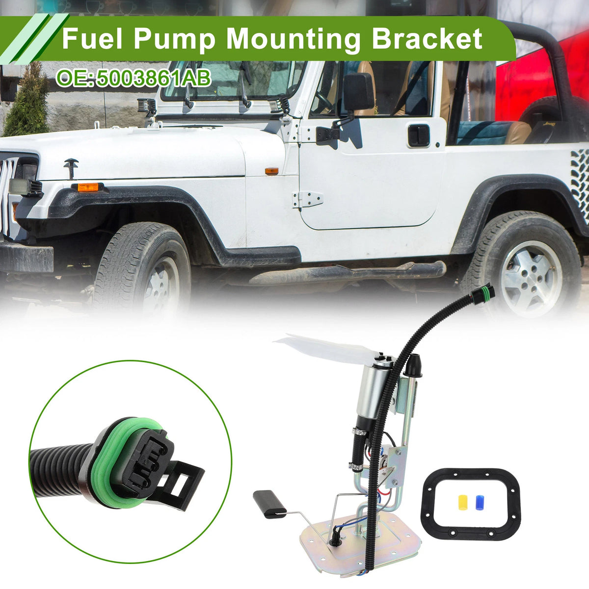 Fuel Pump Module with Sending Unit for Jeep Wrangler YJ (1991–1995) 2.5L 4.0L
