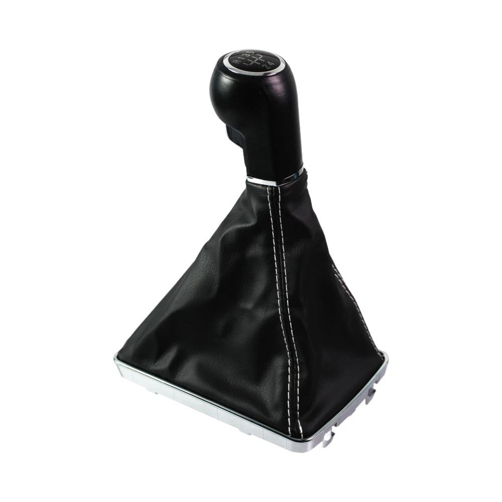 5 Speed Gear Shift Knob with Leather Boot for Opel Astra III H
