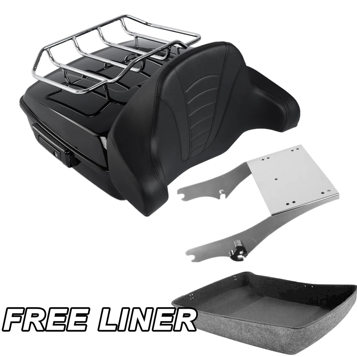 Trunk Pad Mount Rack for Harley Street Electra Road Glide (1997–2008)