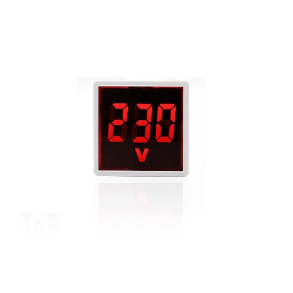 Home AC Voltmeter with LED Display 220V Input 50-500V Measurement Range