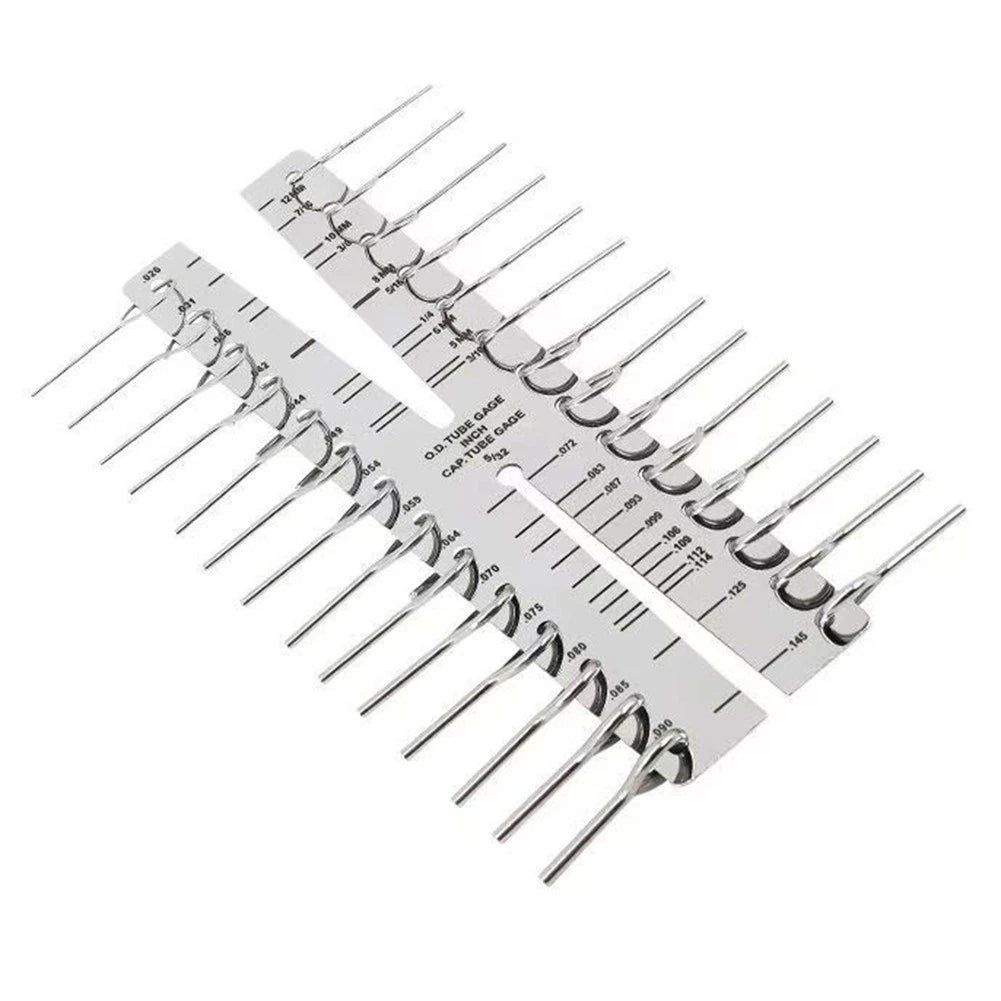 Capillary Tube Gauge Tool for Measuring Inner Outer Diameters