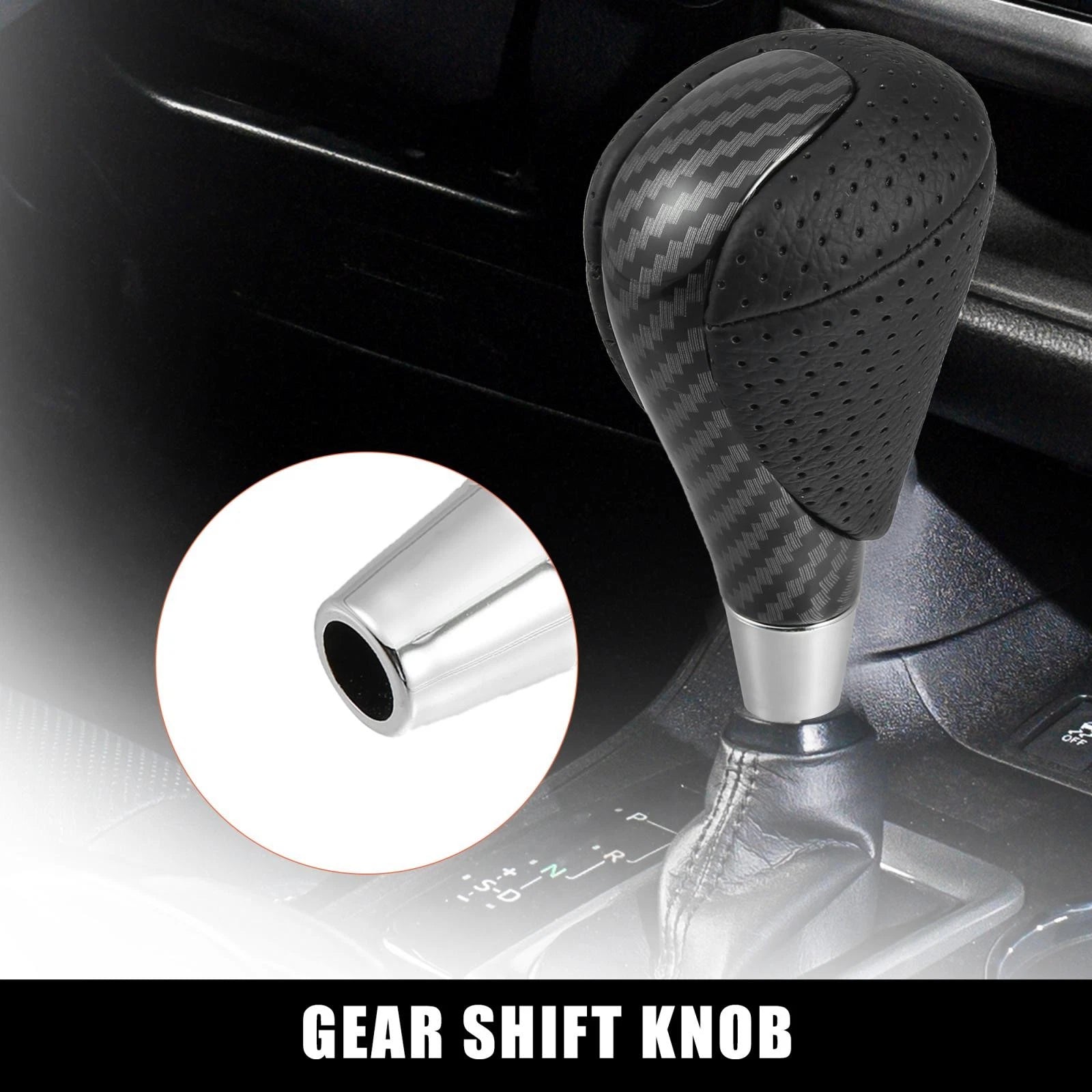 Gear Shift Knob Replacement Carbon Fiber Pattern for Lexus RX450h (2011–2019)