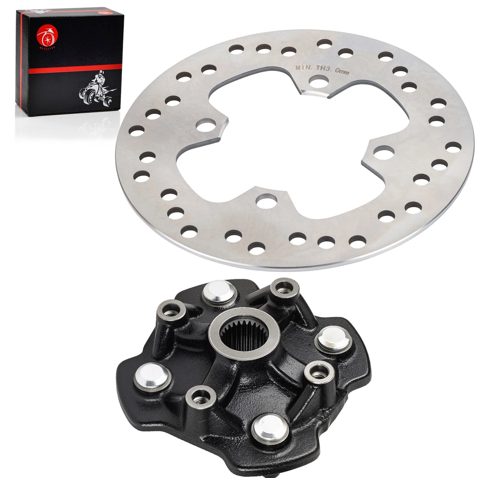 Front Wheel Hub Brake Disc for Honda Rancher 420 TRX420FA/FE/FM/TE/TM (2014–2024)