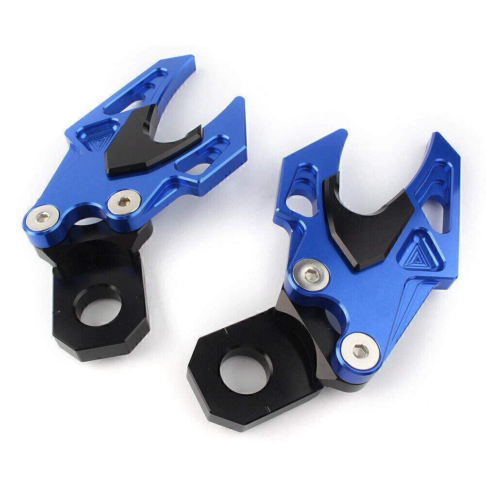 CNC Rear Fork Chain Adjuster for Honda CB650F (2014–2018) Blue