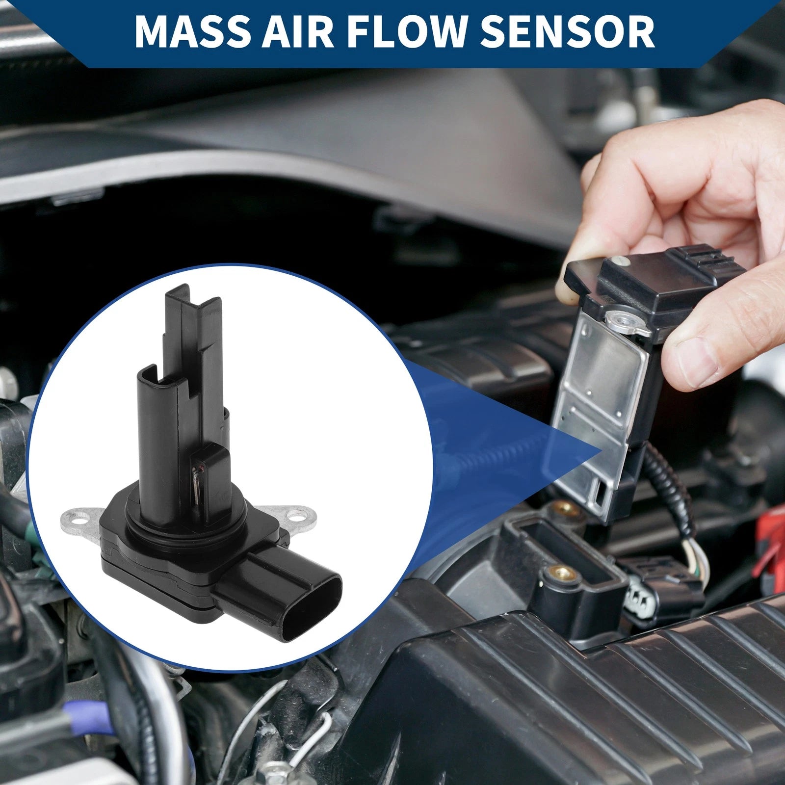 Mass Air Flow Sensor Replacement for Toyota RAV4 (2006–2012) 1 Year Warranty
