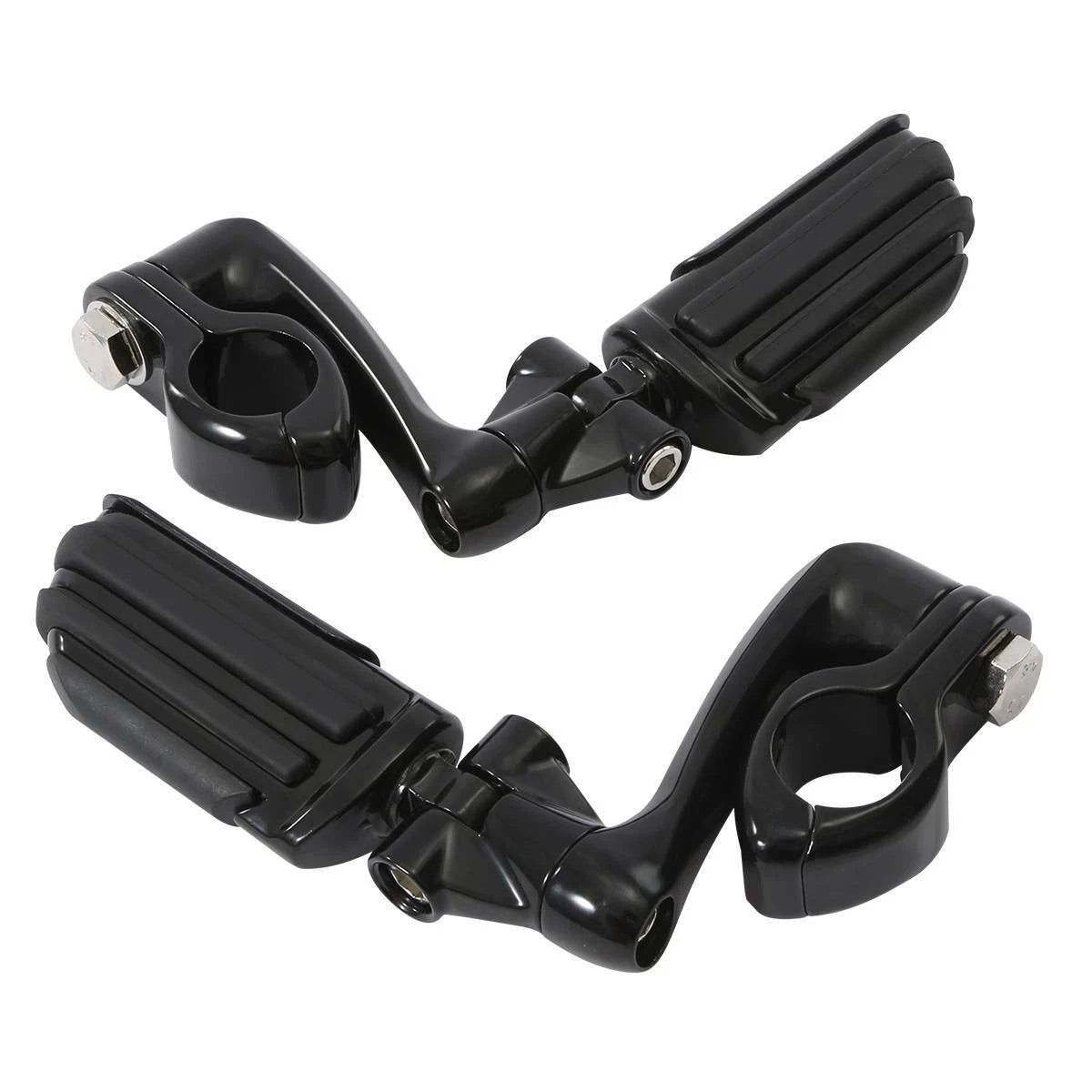 1 1/4" Engine Guard Highway Footpegs for Motorcycle (Adjustable)