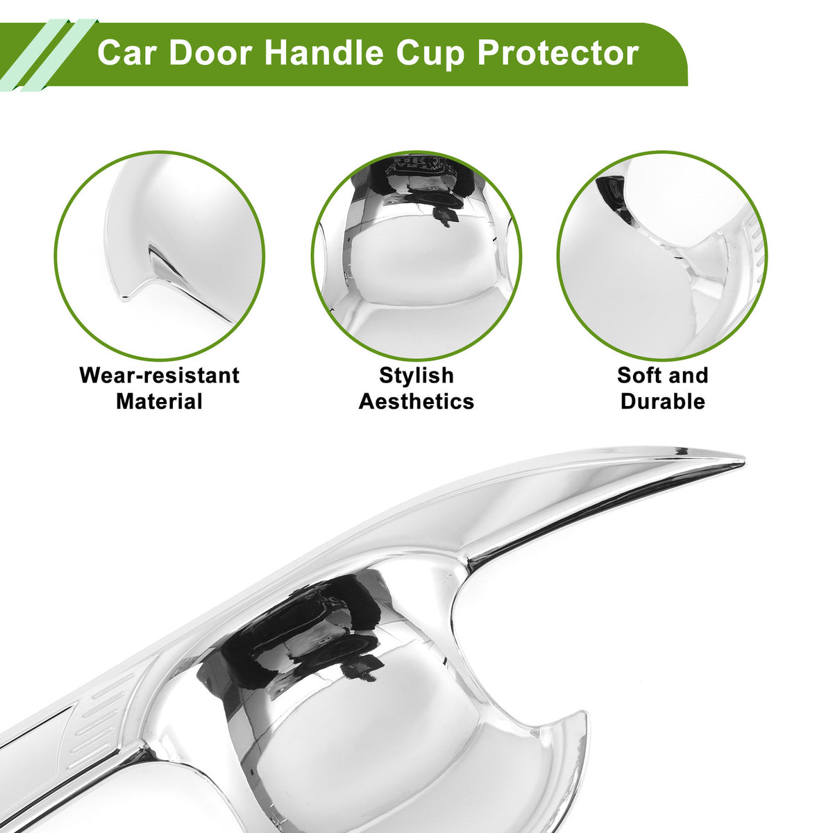 Car Door Handle Cup Protector for Toyota Camry Chrome (2012–2024)