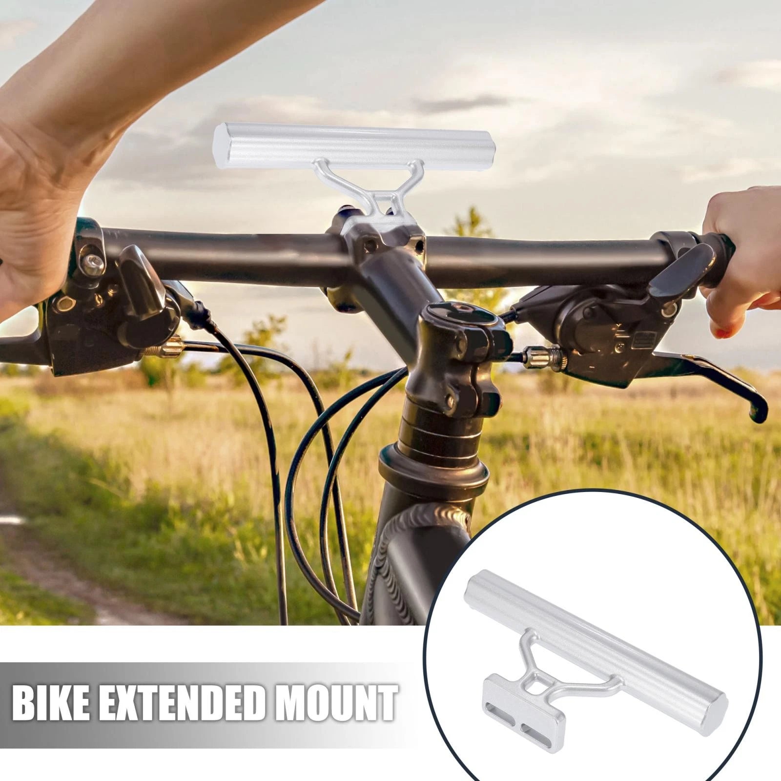 Bike Handlebar Extension GPS Phone Mount Bracket for Bicycle (2010–2025)