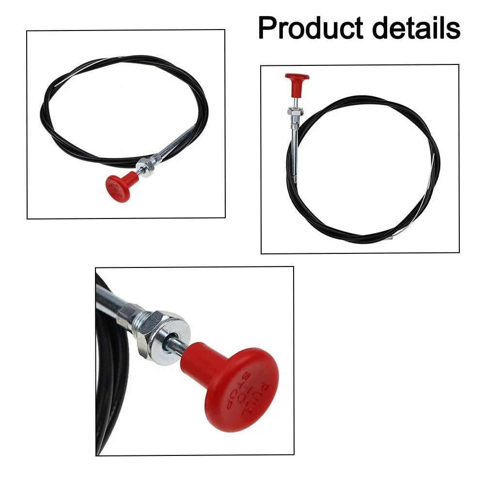 Replacement Fuel Stop Cable E5NN9C331EA for Ford Tractor 2000-3000