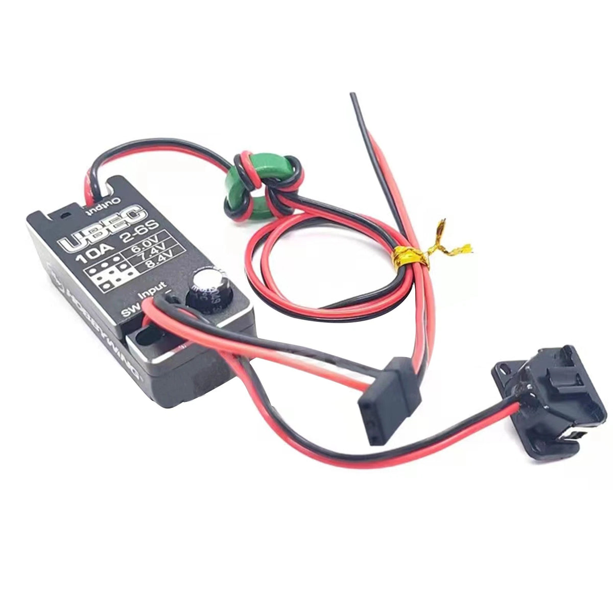 UBEC 10A Voltage Regulator Module for RC Cars (2-6S, 6V/7.4V/8.4V)