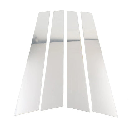 Pillar Post Door Window Cover Trim Kit for Porsche Panamera (2009–2016) Silver