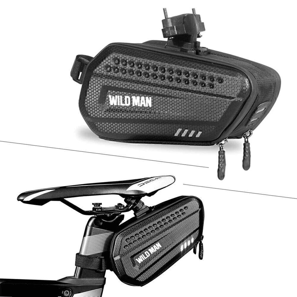Bicycle Saddle Bag for MTB (Hard Shell, Waterproof)