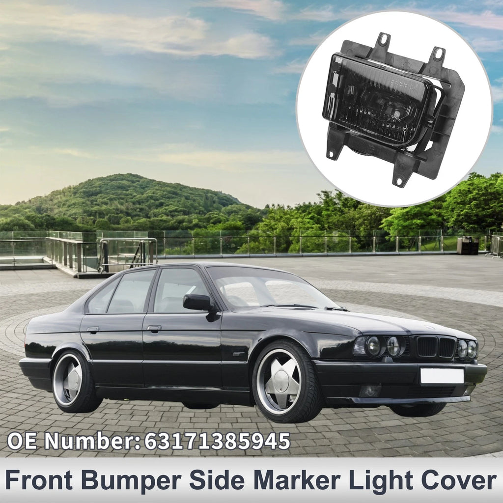 Left Front Bumper Side Marker Light Cover Replacement for BMW E30 (1982–1994)