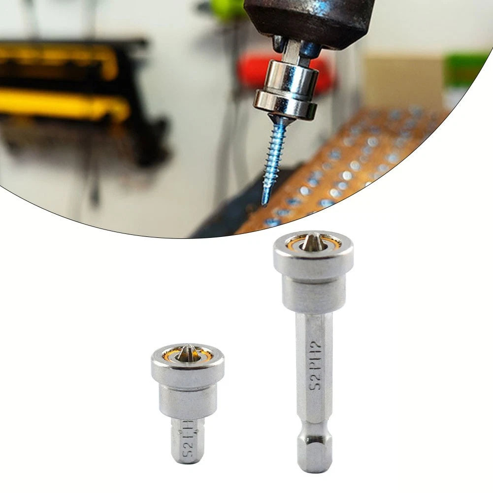 Magnetic Ring Positioning Screwdriver Bits for Effortless Screw Installation