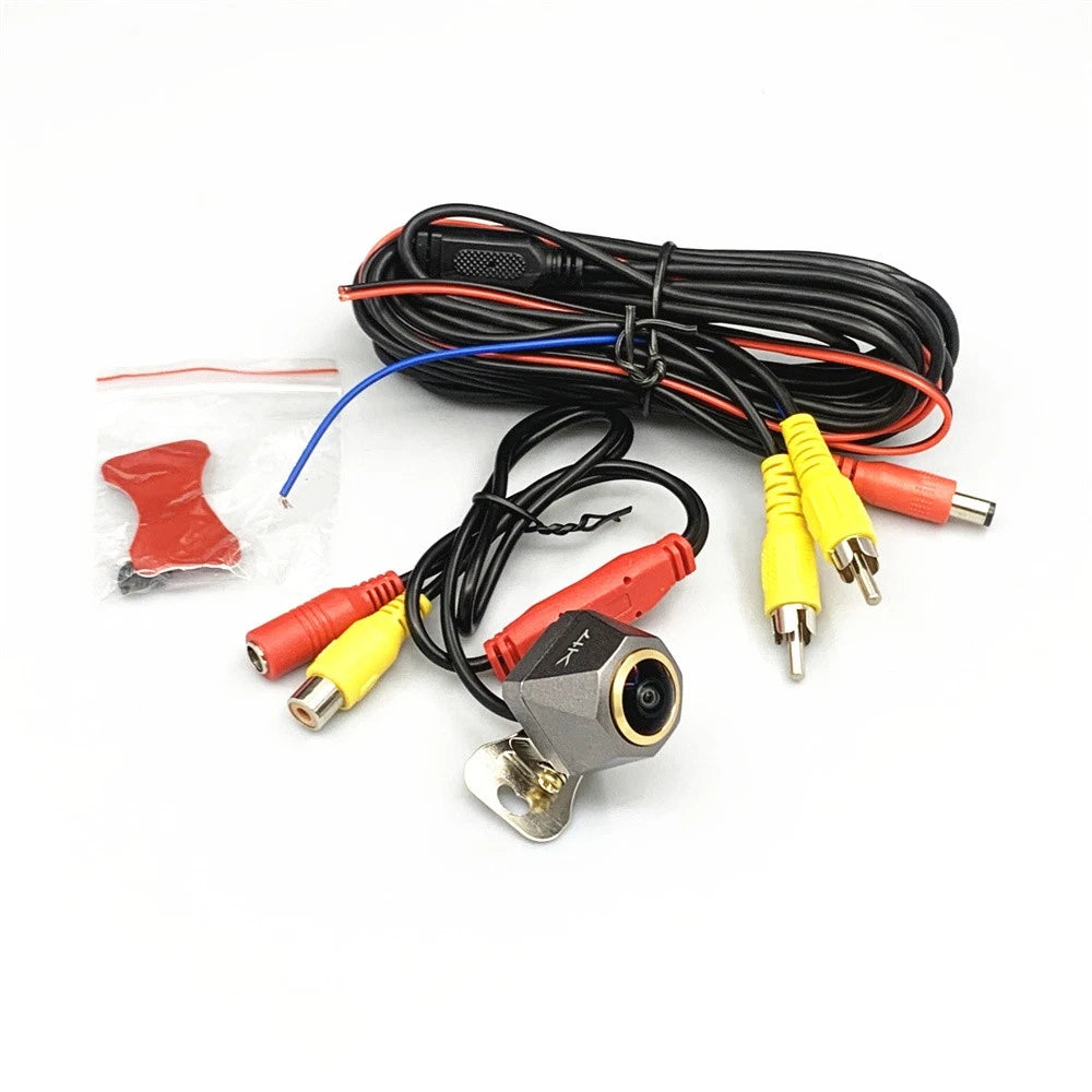 4K AHD 180° Wide Angle Rear View Backup Camera for Universal Vehicles (12V)