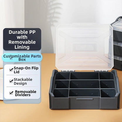 Adjustable Electrical Tool Storage Box for Efficient Organization